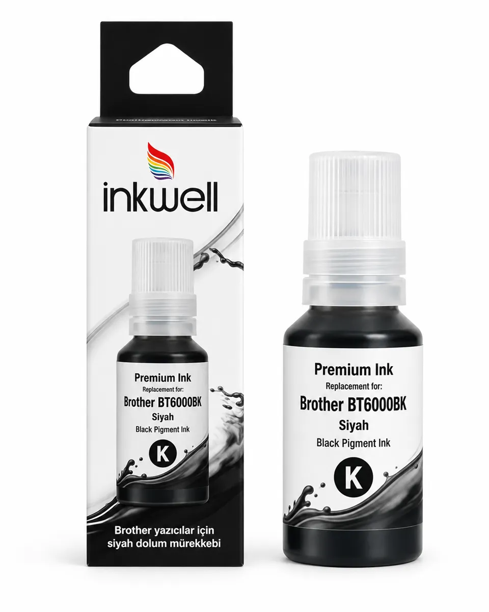 MUADİL MÜREKKEP(İNKWELL BROTHER BT6000BK 100ML) 1